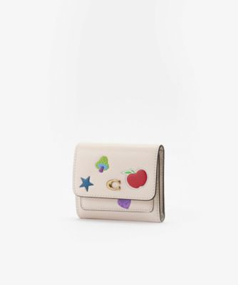 ミラ スモール フラップ ウォレット・ステッカー プリント